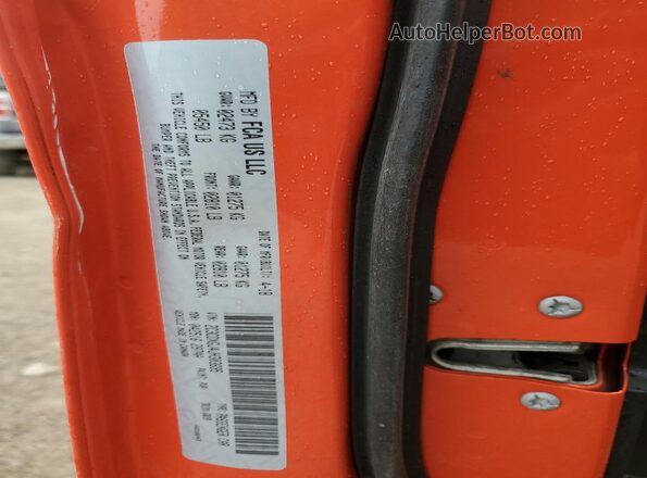 2C3CDXGJ4JH303695 2018 DODGE CHARGER Orange 
