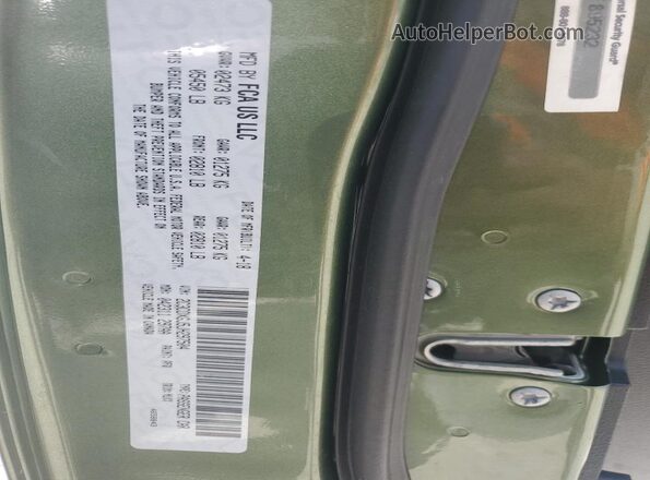 2C3CDXGJ5JH297504 2018 DODGE CHARGER Зеленый 