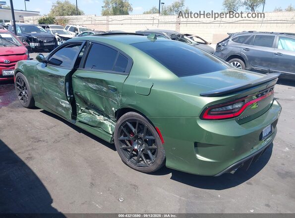 2C3CDXGJ5KH604218 2019 DODGE CHARGER Green უკანა მარცხენა