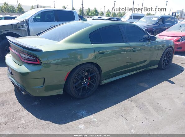 2C3CDXGJ5KH604218 2019 DODGE CHARGER Green უკანა მარჯვენა