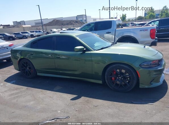 2C3CDXGJ5KH604218 2019 DODGE CHARGER Green სალონის 360-გრადუსიანი ხედი