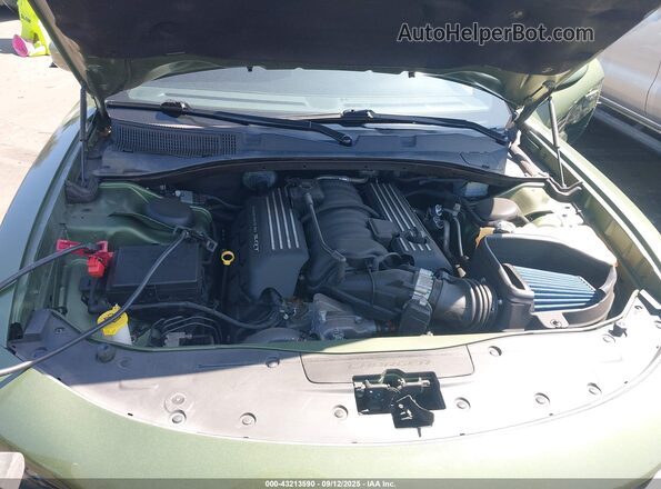 2C3CDXGJ5KH604218 2019 DODGE CHARGER Green უკანა ხედი