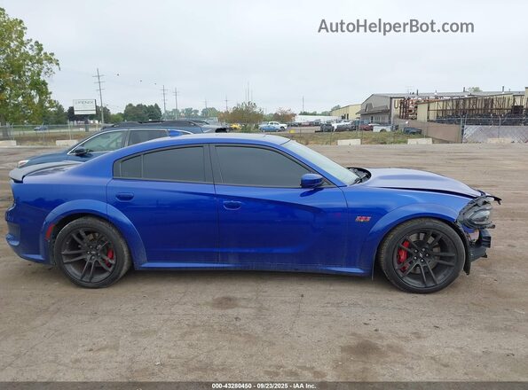 2C3CDXGJ5LH159058 2020 DODGE CHARGER Blue Панорамний вид салону 360°