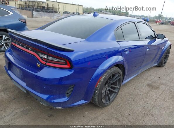 2C3CDXGJ5LH159058 2020 DODGE CHARGER Blue Задня права чверть
