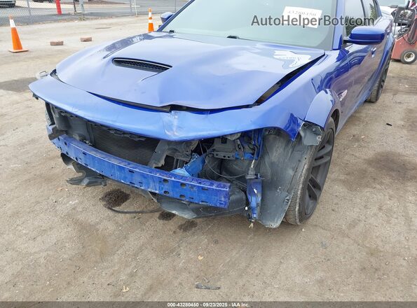 2C3CDXGJ5LH159058 2020 DODGE CHARGER Blue Вид спереду