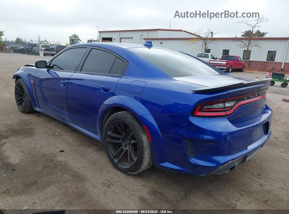 2C3CDXGJ5LH159058 2020 DODGE CHARGER Blue Задня ліва чверть