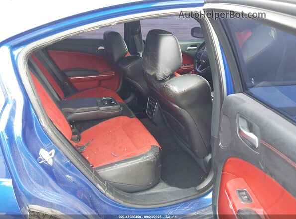 2C3CDXGJ5LH159058 2020 DODGE CHARGER Blue Вид наклейки з VIN-кодом