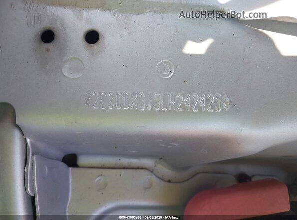 2C3CDXGJ5LH242425 2020 DODGE CHARGER Gray Вид підкапотного простору
