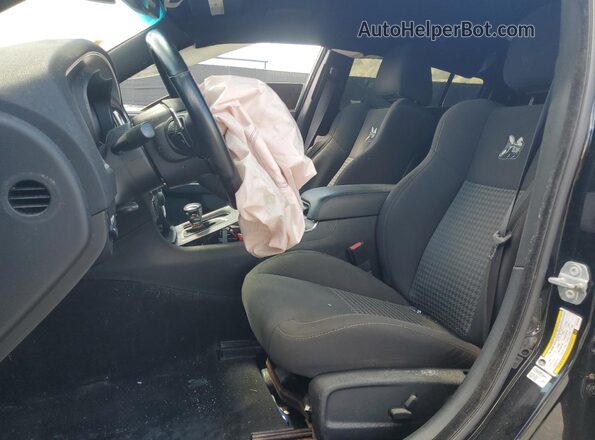 2C3CDXGJ6KH748568 2019 DODGE CHARGER Black Սալոնի դիմացի տեսք