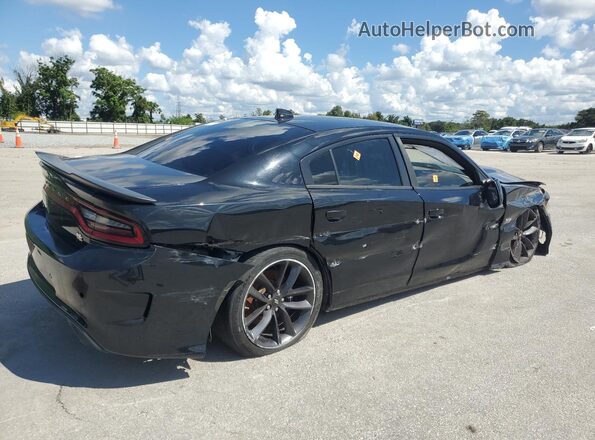 2C3CDXGJ6KH748568 2019 DODGE CHARGER Black Հետևի աջ