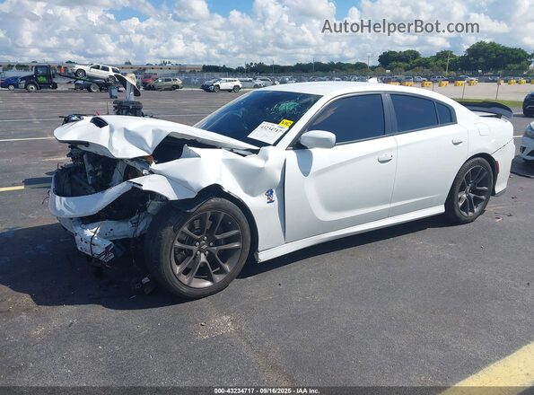 2C3CDXGJ8LH127205 2020 DODGE CHARGER White Przód lewy