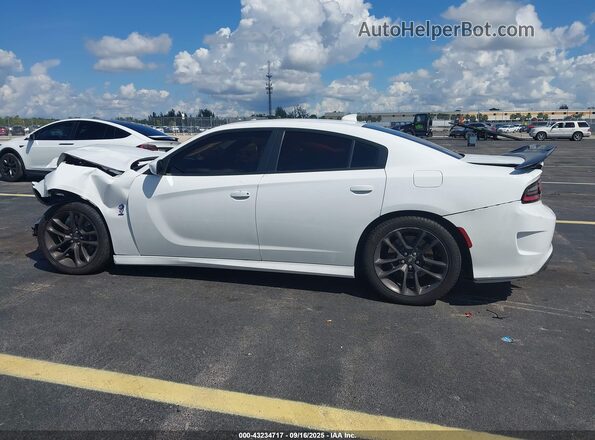 2C3CDXGJ8LH127205 2020 DODGE CHARGER White Widok wnętrza 360 stopni