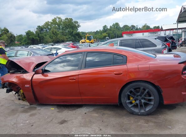2C3CDXGJ8MH544132 2021 DODGE CHARGER Orange Vista interior de 360 grados