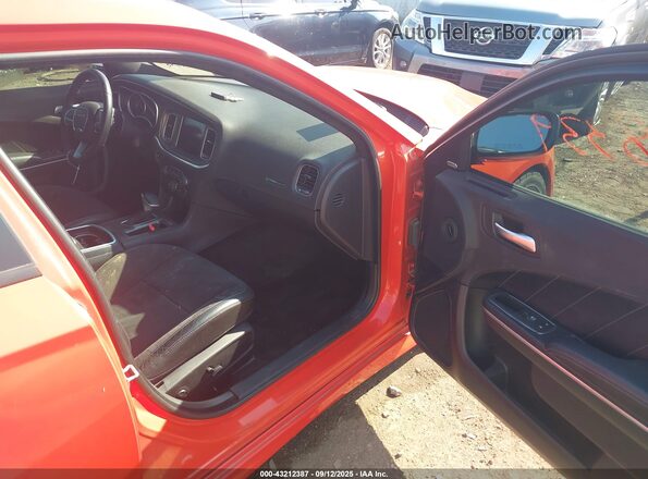 2C3CDXGJ9HH511162 2017 DODGE CHARGER Orange Սալոնի դիմացի տեսք