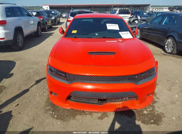 2C3CDXGJ9HH511162 2017 DODGE CHARGER Orange Սարքավորումների վահանակի տեսք