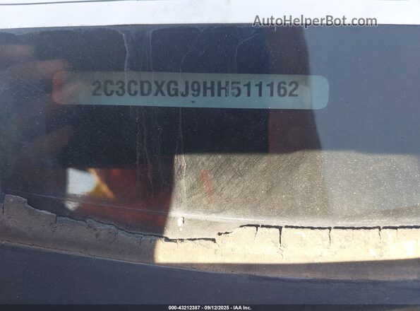2C3CDXGJ9HH511162 2017 DODGE CHARGER Orange Շարժիչի բաժամունքի տեսք