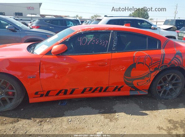 2C3CDXGJ9HH511162 2017 DODGE CHARGER Orange Սալոնի 360 աստիճան տեսք
