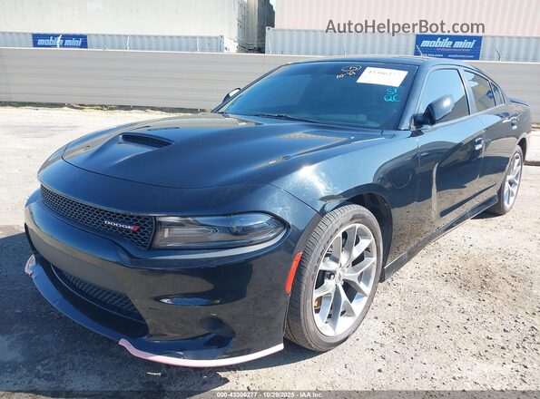 2C3CDXHG0LH167121 2020 DODGE CHARGER Black Front left