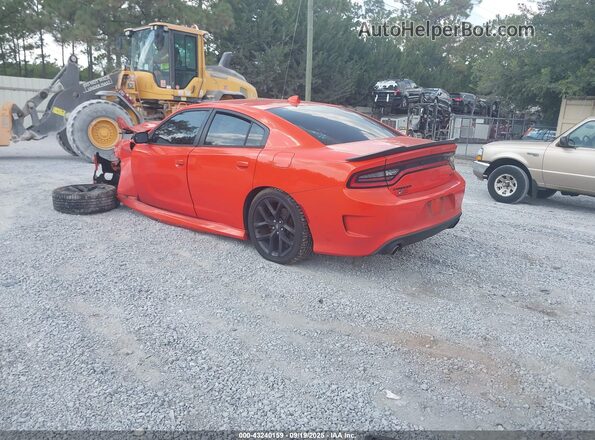 2C3CDXHG2LH176693 2020 DODGE CHARGER Orange Rear left