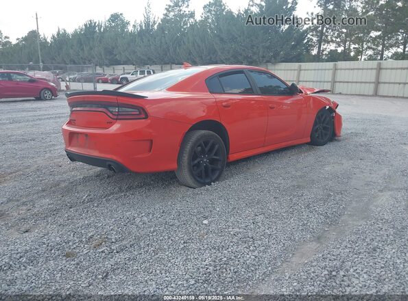 2C3CDXHG2LH176693 2020 DODGE CHARGER Orange Rear right