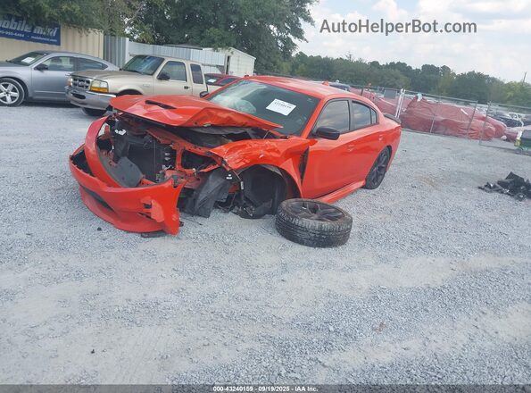 2C3CDXHG2LH176693 2020 DODGE CHARGER Orange Front left