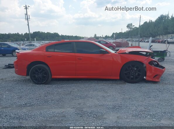 2C3CDXHG2LH176693 2020 DODGE CHARGER Orange 360 interior view