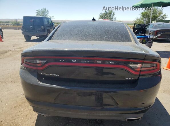 2C3CDXHG4HH524288 2017 DODGE CHARGER Black Widok z tyłu