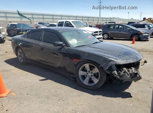 2C3CDXHG4HH524288 2017 DODGE CHARGER Black Przód prawy