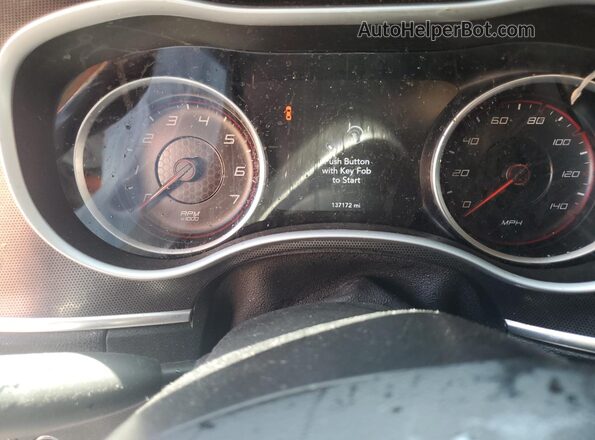 2C3CDXHG4HH524288 2017 DODGE CHARGER Black Widok zestawu wskaźników