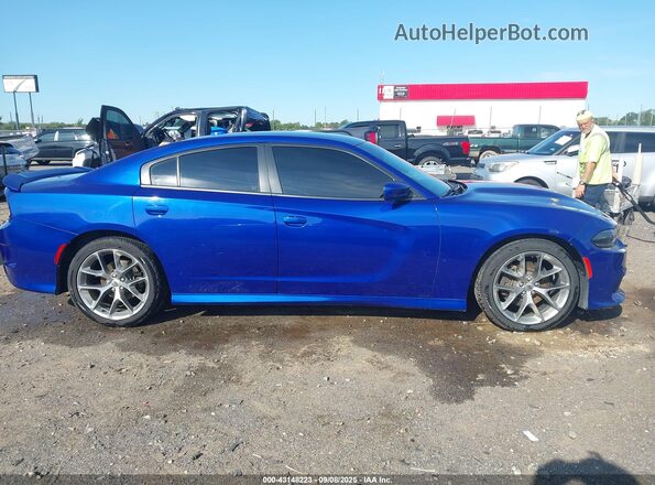 2C3CDXHG4LH193401 2020 DODGE CHARGER Blue 360 interior view