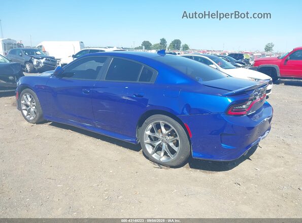 2C3CDXHG4LH193401 2020 DODGE CHARGER Blue Rear left