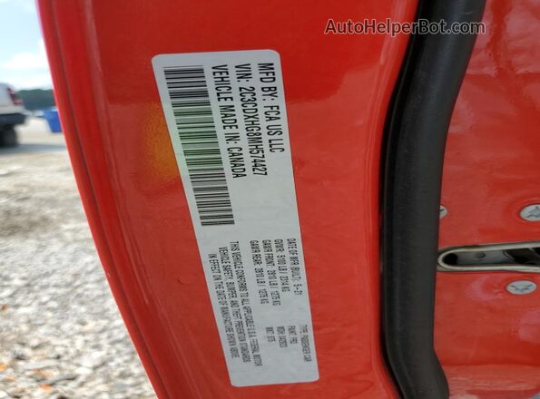 2C3CDXHG8MH574427 2021 DODGE CHARGER Красный 