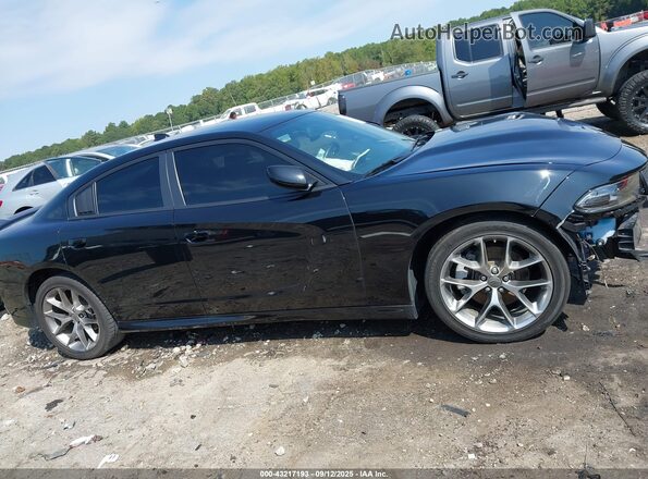 2C3CDXHGXNH192854 2022 DODGE CHARGER Черный Вид задней части салона