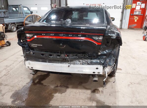 2C3CDXKT2GH277650 2016 DODGE CHARGER Black Դիմացի տեսք