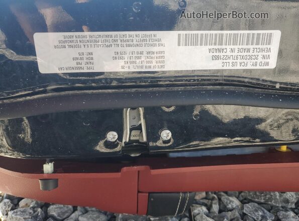 2C3CDXL97LH221653 2020 DODGE CHARGER Black VIN sticker view