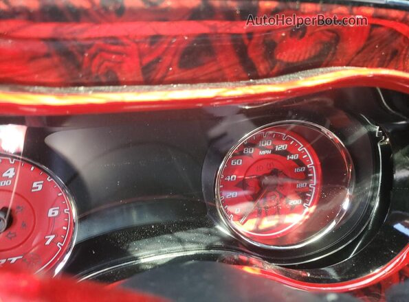 2C3CDXL97LH221653 2020 DODGE CHARGER Black Instrument cluster view