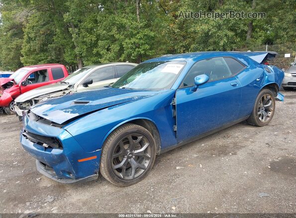 2C3CDZAG3LH230718 2020 DODGE CHALLENGER Синий Передняя левая четверть