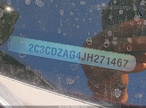 2C3CDZAG4JH271467 2018 DODGE CHALLENGER Бордовый 