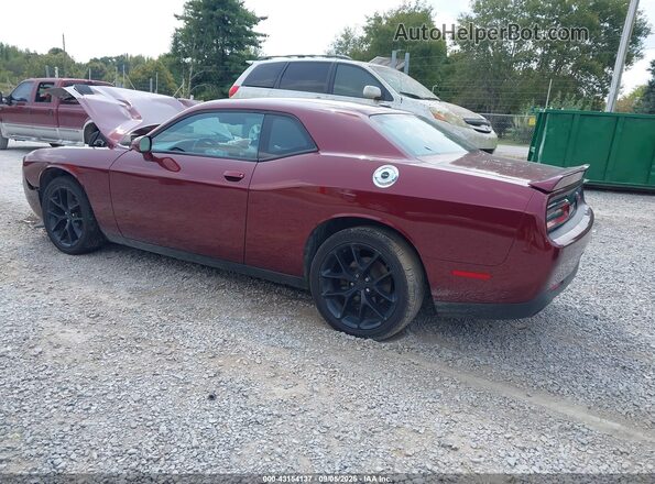 2C3CDZAG5LH226556 2020 DODGE CHALLENGER Maroon Trasero izquierdo