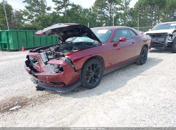 2C3CDZAG5LH226556 2020 DODGE CHALLENGER Maroon Vista tres cuartos delantera izquierda