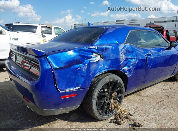 2C3CDZAG8NH185519 2022 DODGE CHALLENGER Blue Դիմացի տեսք