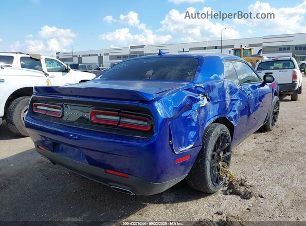 2C3CDZAG8NH185519 2022 DODGE CHALLENGER Blue Հետևի աջ