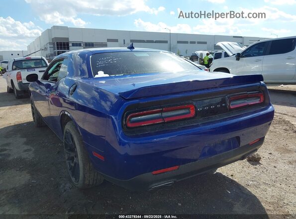 2C3CDZAG8NH185519 2022 DODGE CHALLENGER Blue Հետևի ձախ