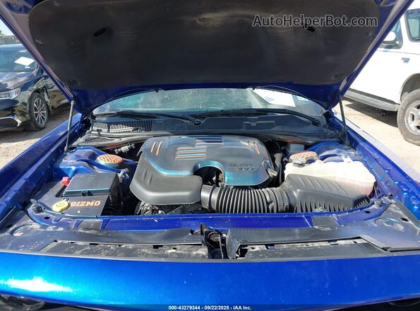 2C3CDZAG8NH185519 2022 DODGE CHALLENGER Blue Հետևի տեսք