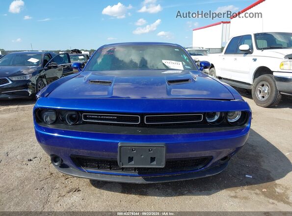 2C3CDZAG8NH185519 2022 DODGE CHALLENGER Blue Առջևի վահանակի տեսք