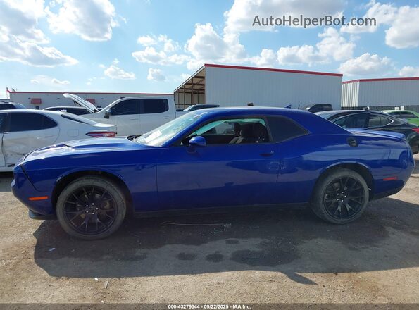2C3CDZAG8NH185519 2022 DODGE CHALLENGER Blue Սալոնի հետևի տեսք