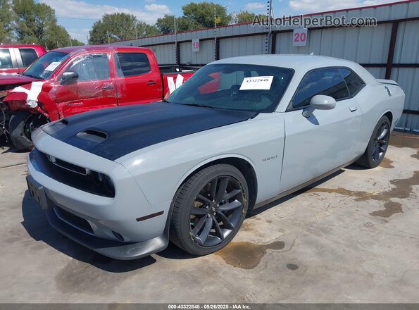 2C3CDZBT3NH124770 2022 DODGE CHALLENGER Gray წინა მარცხენა ხედი სამი მეოთხედიდან