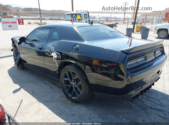 2C3CDZBT8NH171664 2022 DODGE CHALLENGER Черный Задняя левая четверть