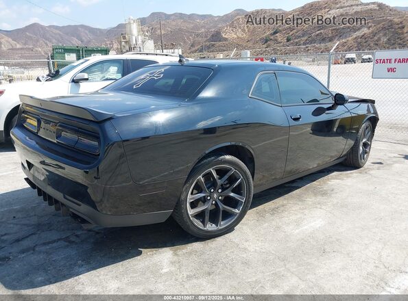 2C3CDZBT8NH171664 2022 DODGE CHALLENGER Черный Задняя правая четверть