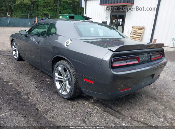 2C3CDZBT9NH108332 2022 DODGE CHALLENGER Gray Trasero izquierdo